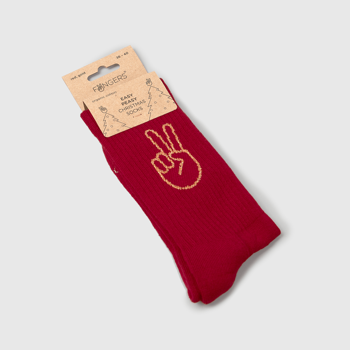 Easy peasy Christmas Socks - fyngers