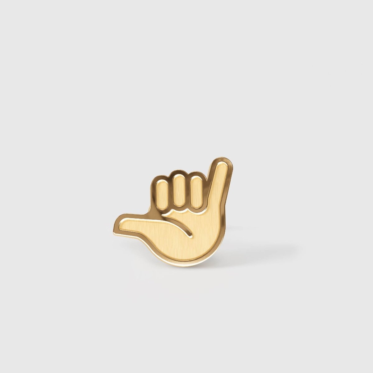 Hang Loose – Ohrstecker – gold - fyngers