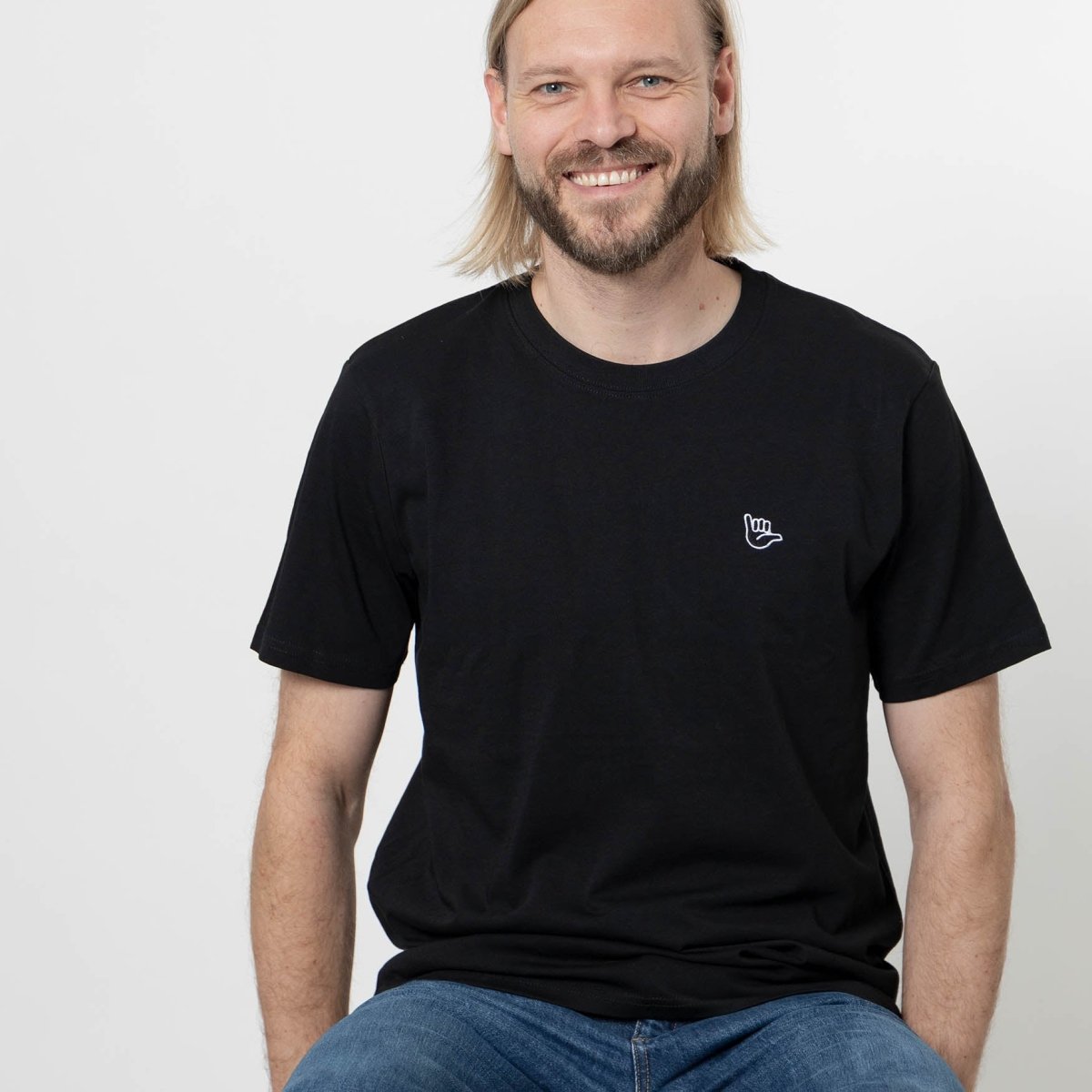 Hang Loose – T-Shirt schwarz - fyngers