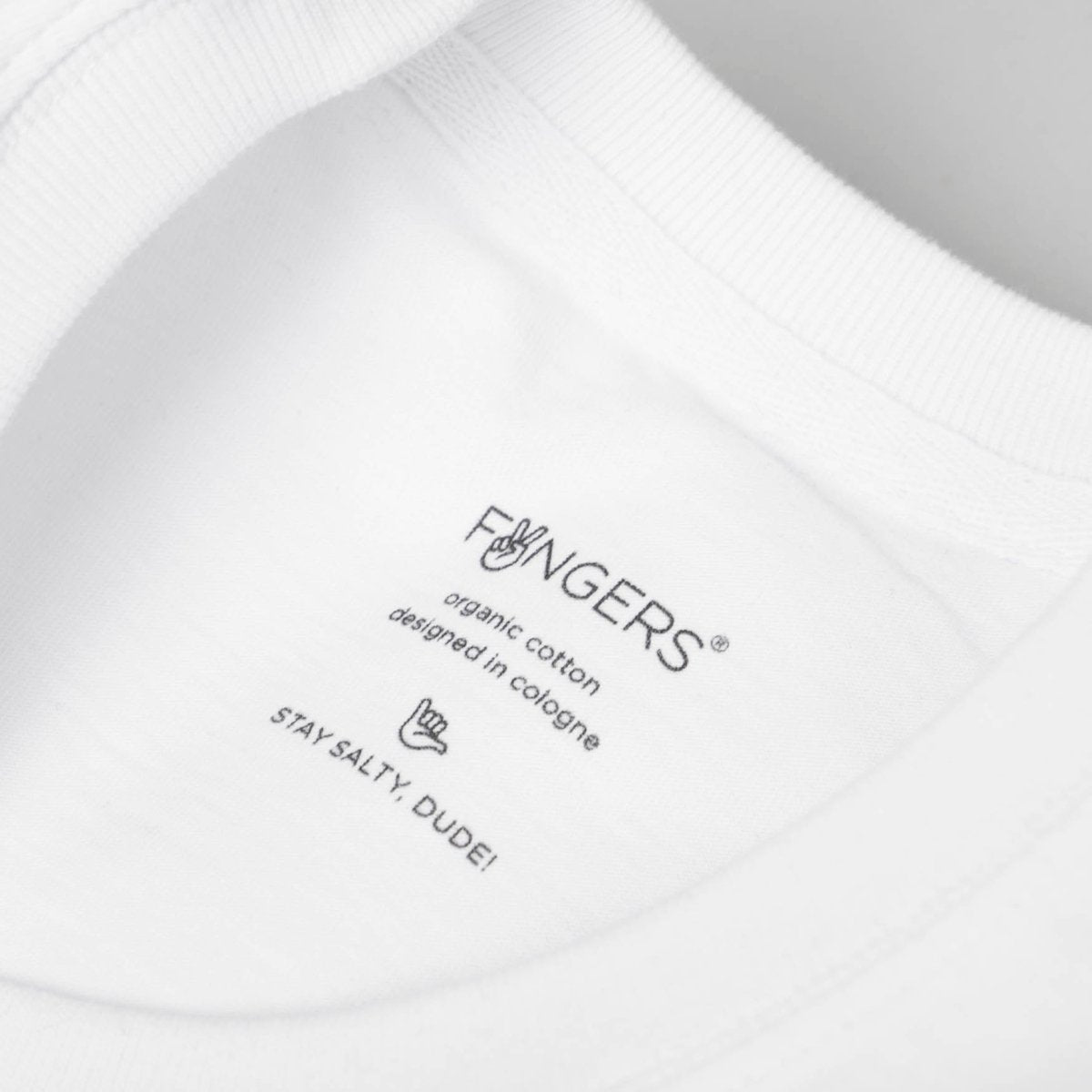 Hang Loose – T-Shirt weiß - fyngers