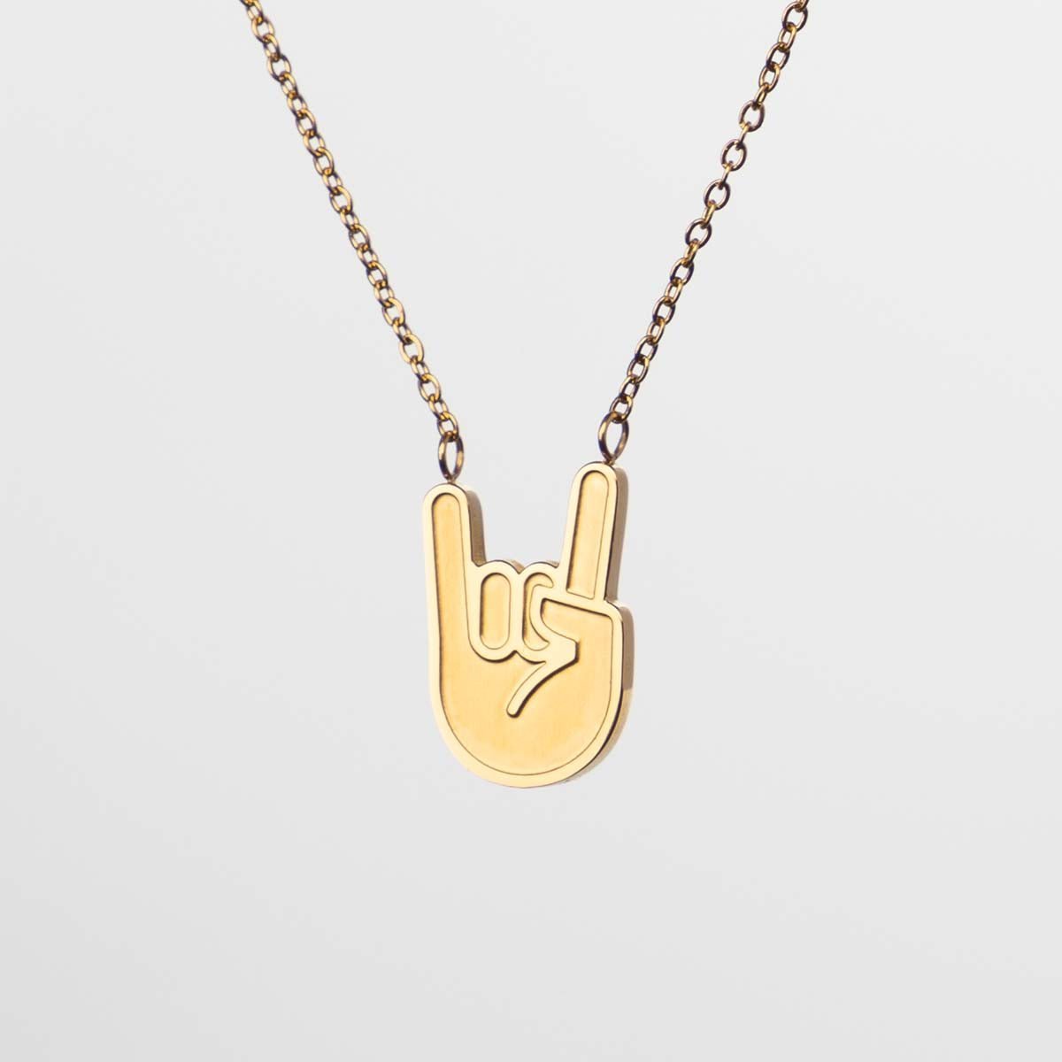 Ohrstecker + Halskette – gold – Mix and Match - fyngers