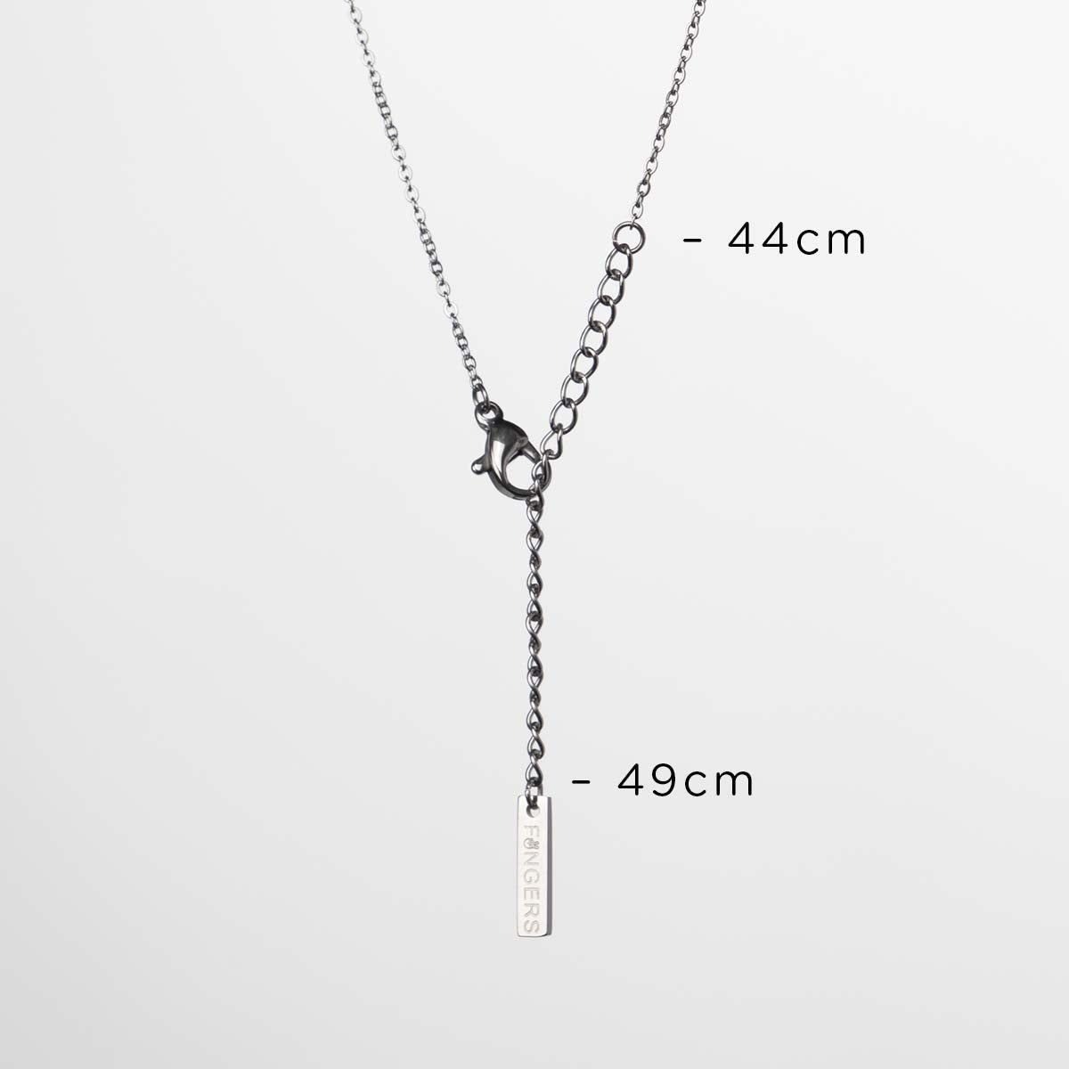 Ohrstecker + Halskette – silber – Mix and Match - fyngers