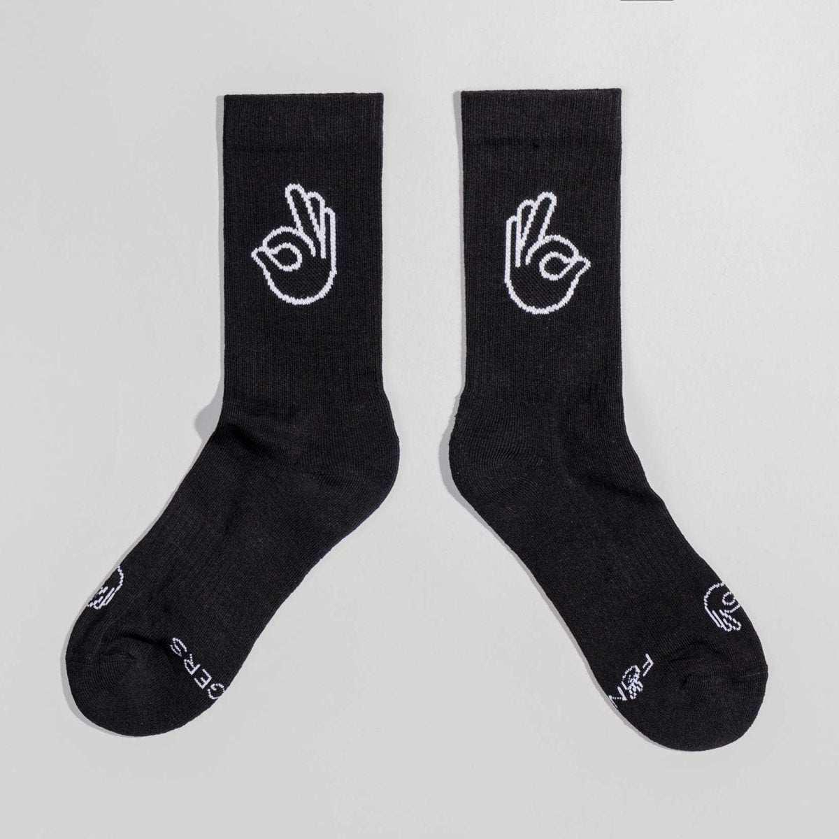 OK - Sportsocken schwarz - fyngers