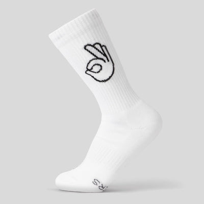 OK - Sportsocken weiß - fyngers