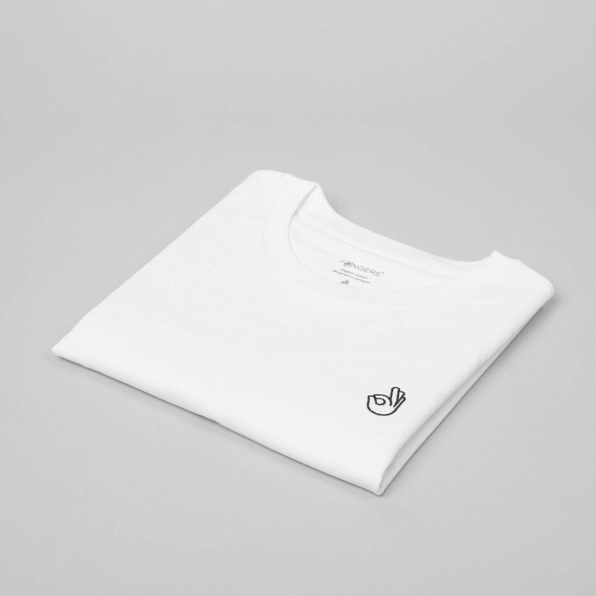 OK – T-Shirt weiß - fyngers