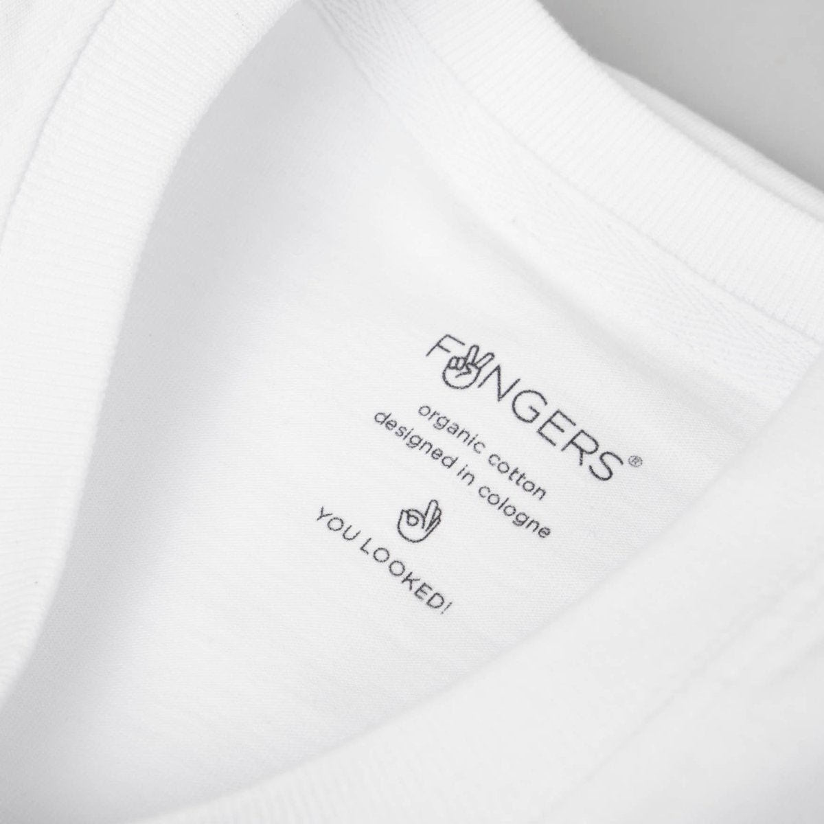 OK – T-Shirt weiß - fyngers