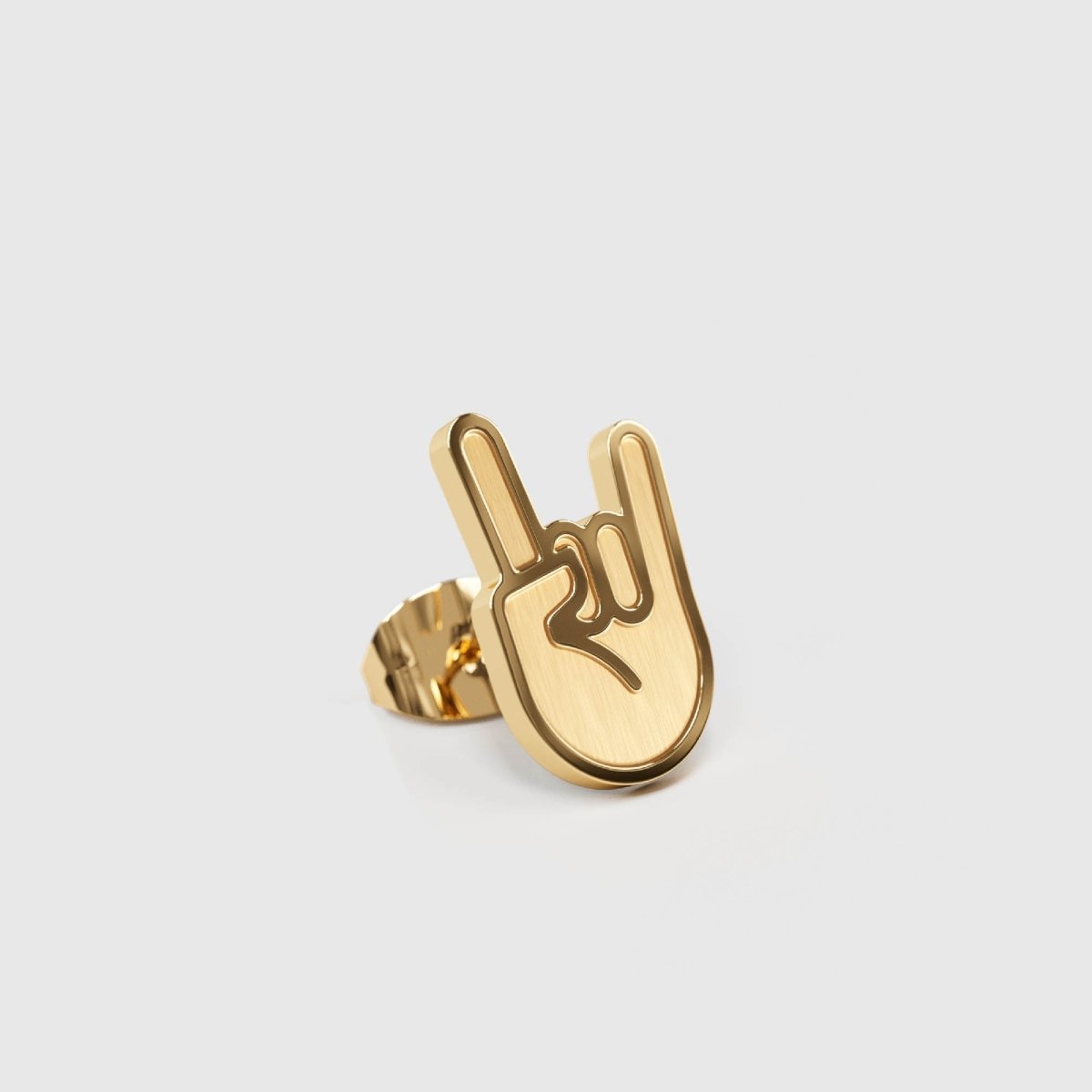 Rock ’n’ Roll – Ohrstecker – gold - fyngers
