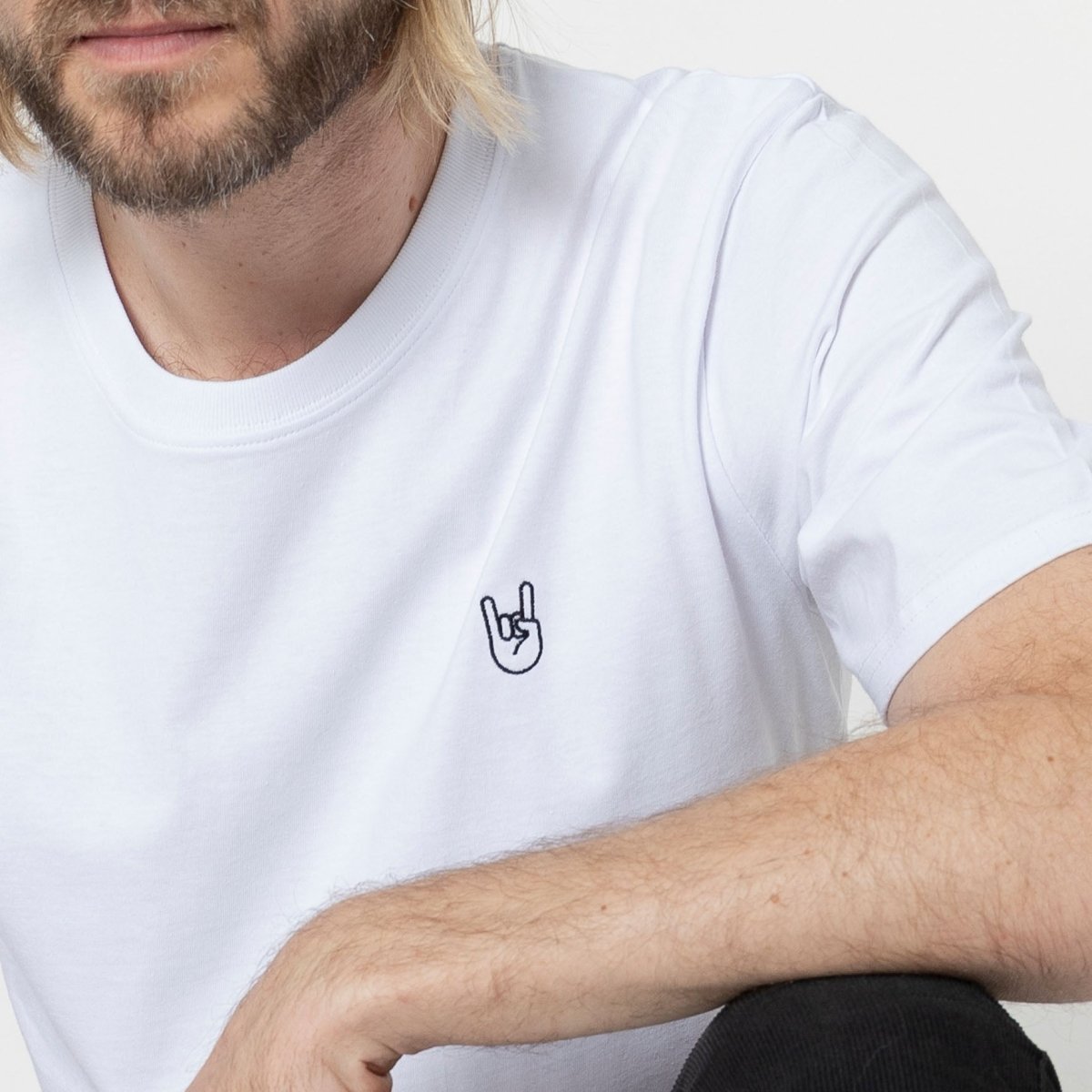 Rock ’n’ Roll – T-Shirt weiß - fyngers