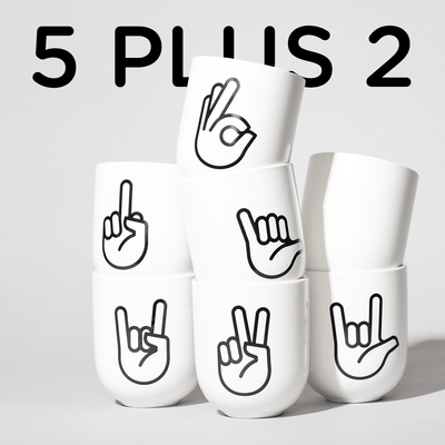 5+2 Becher Bundle - fyngers