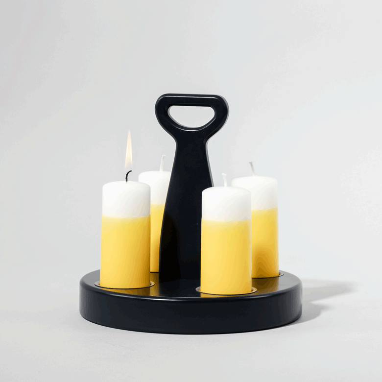 Adventskränzchen – Dunkelblau - fyngers