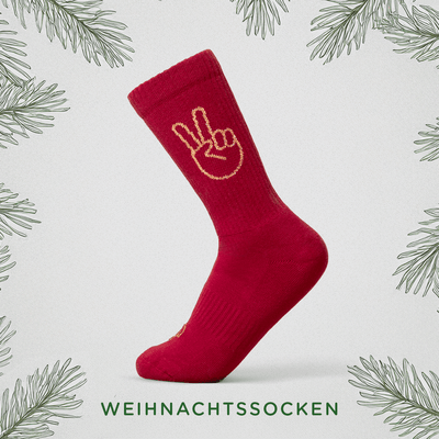 Easy peasy Christmas Socks - fyngers