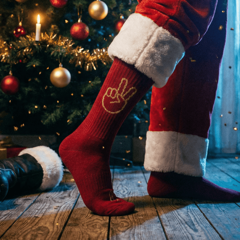 Easy peasy Christmas Socks - fyngers