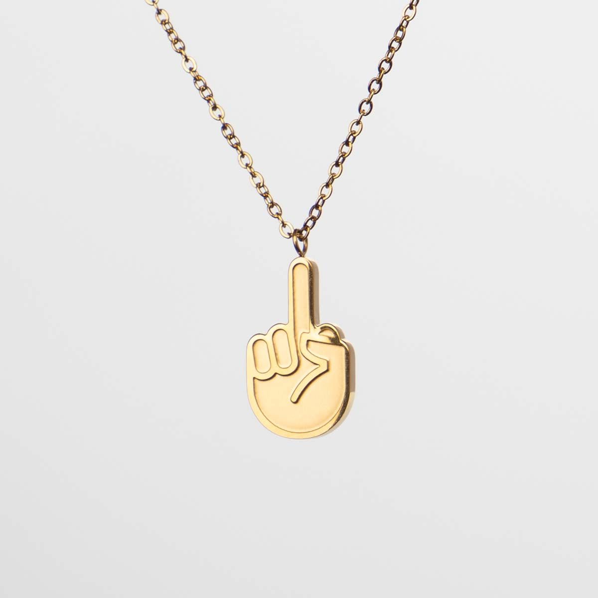 F*ck You – Halskette – gold - fyngers