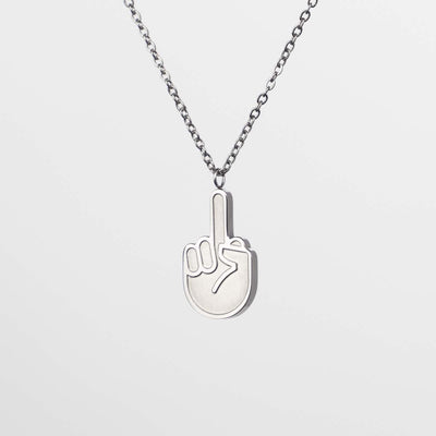F*ck You – Halskette – silber - fyngers