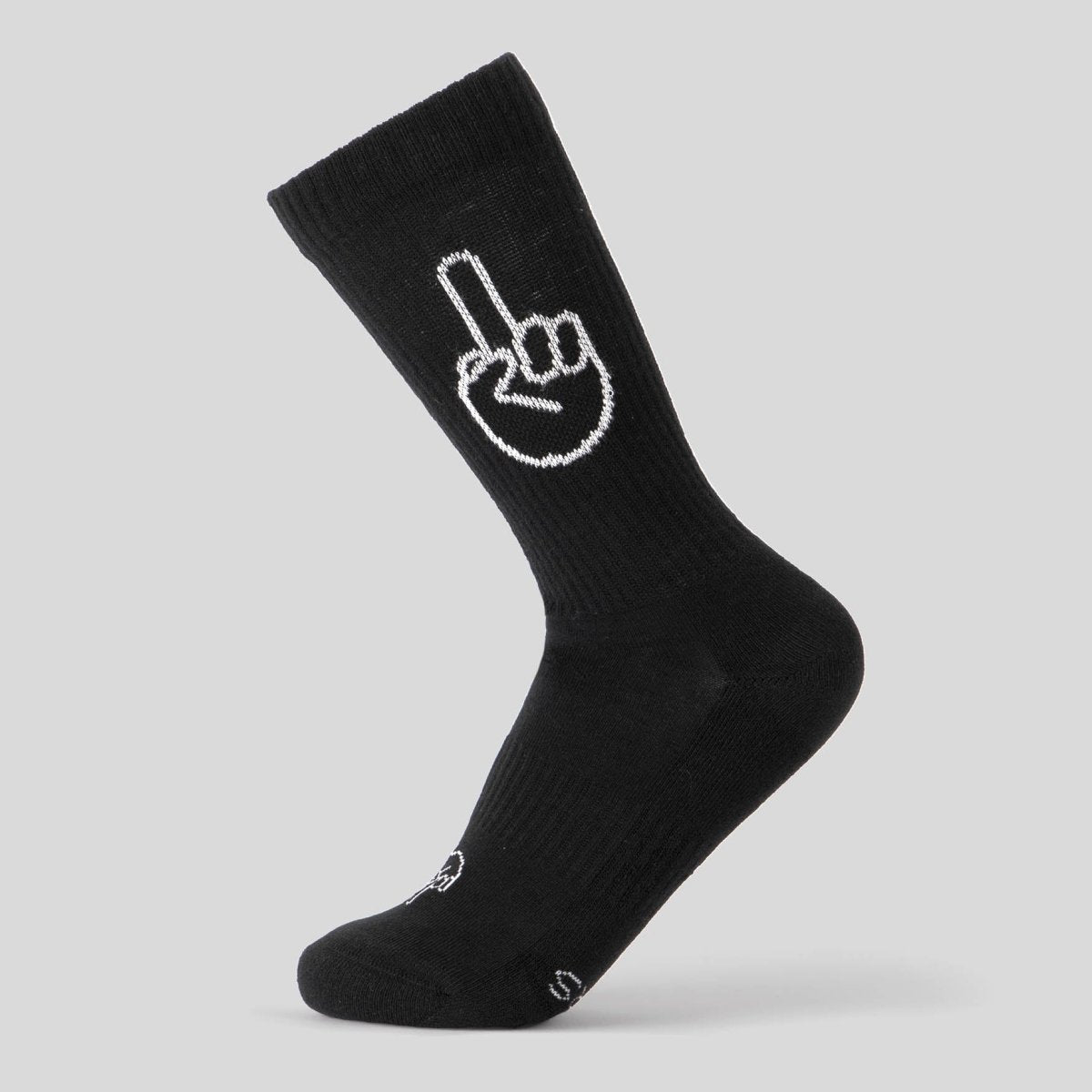 F*ck you - Sportsocken schwarz - fyngers