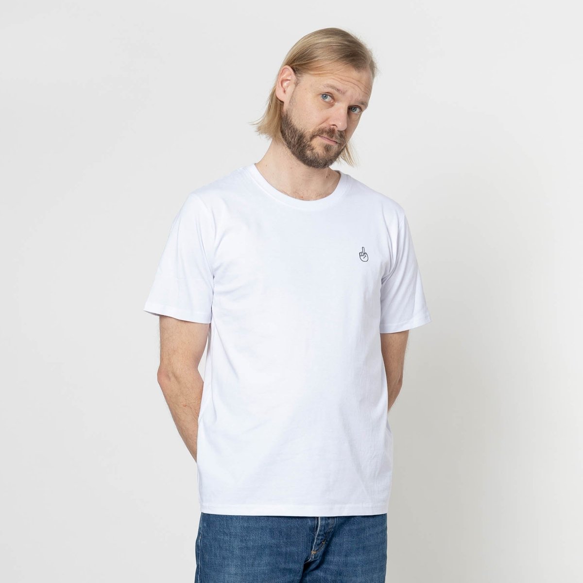 F*ck You – T-Shirt weiß - fyngers
