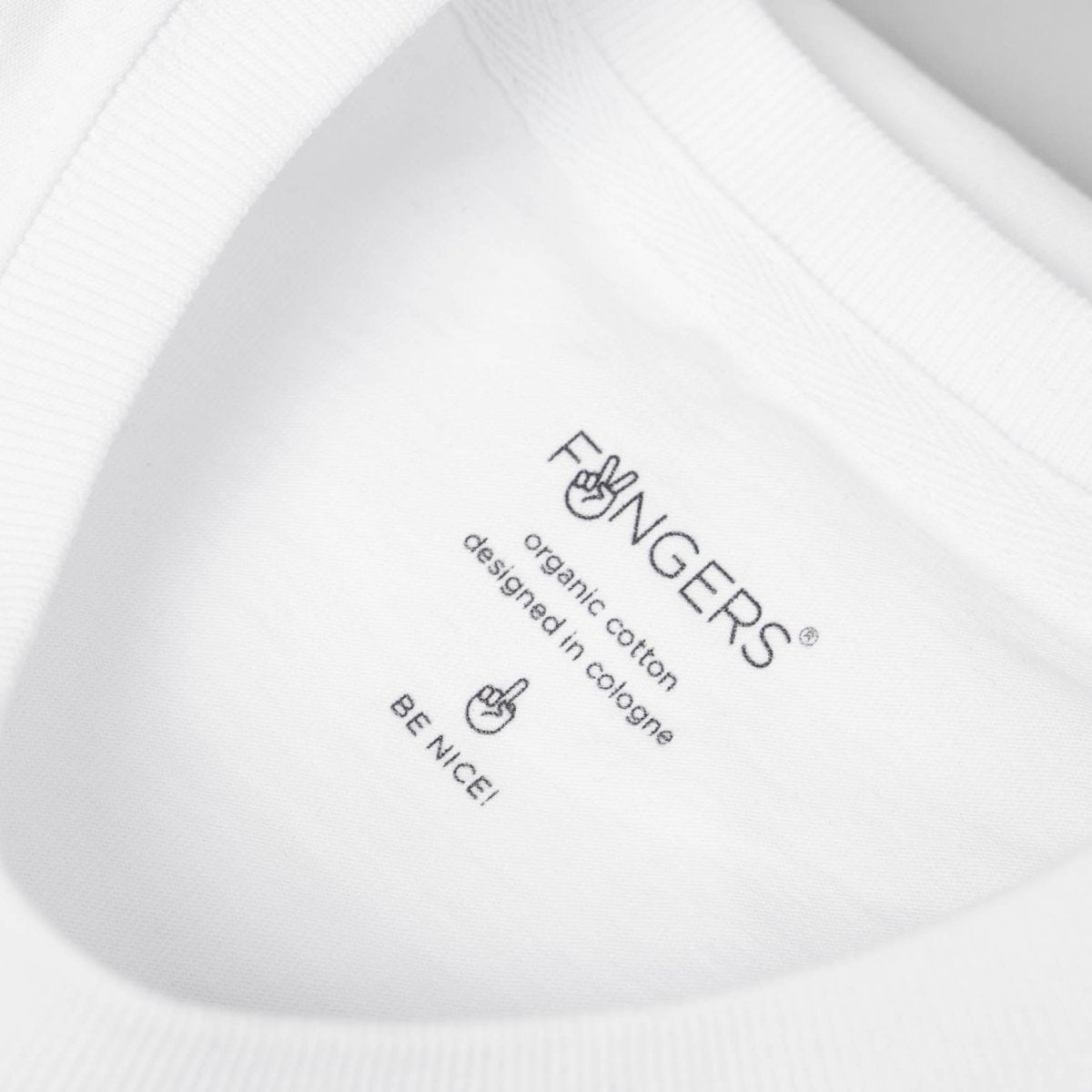 F*ck You – T-Shirt weiß - fyngers