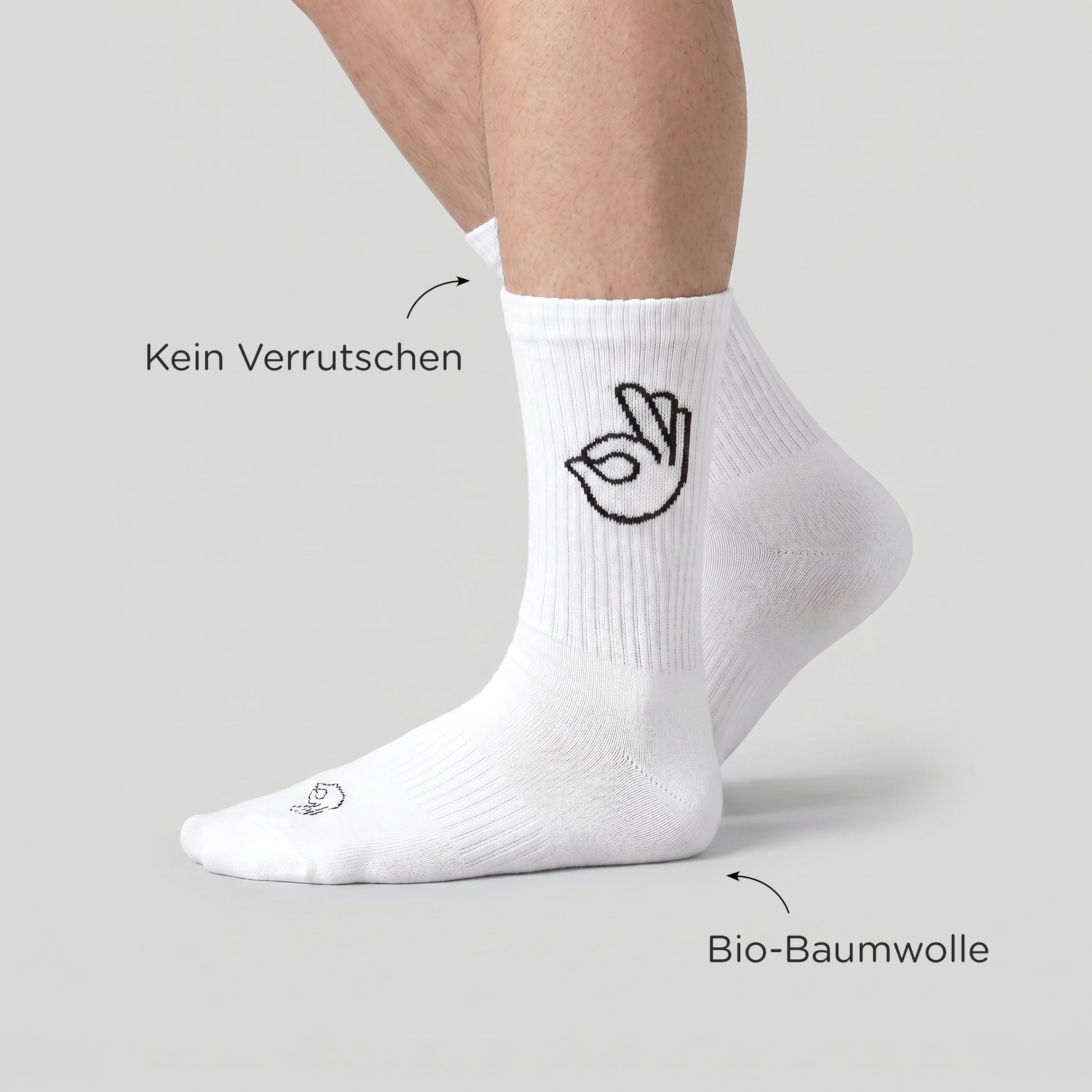OK - Sportsocken weiß