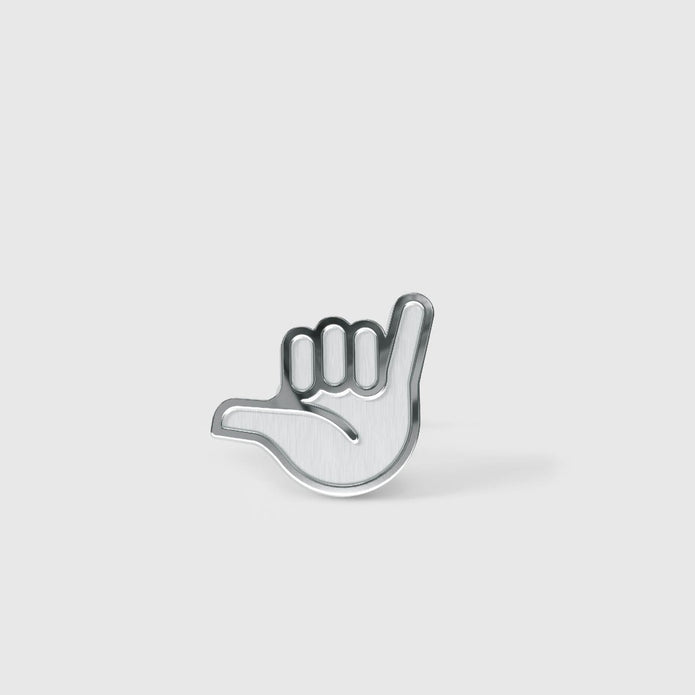 Hang Loose – Ohrstecker – silber - fyngers