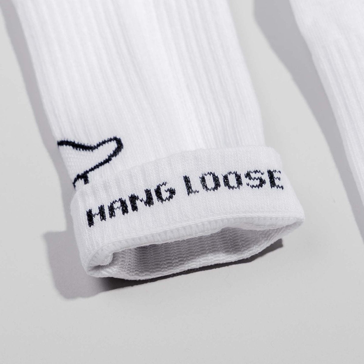 Hang Loose - Sportsocken weiß - fyngers
