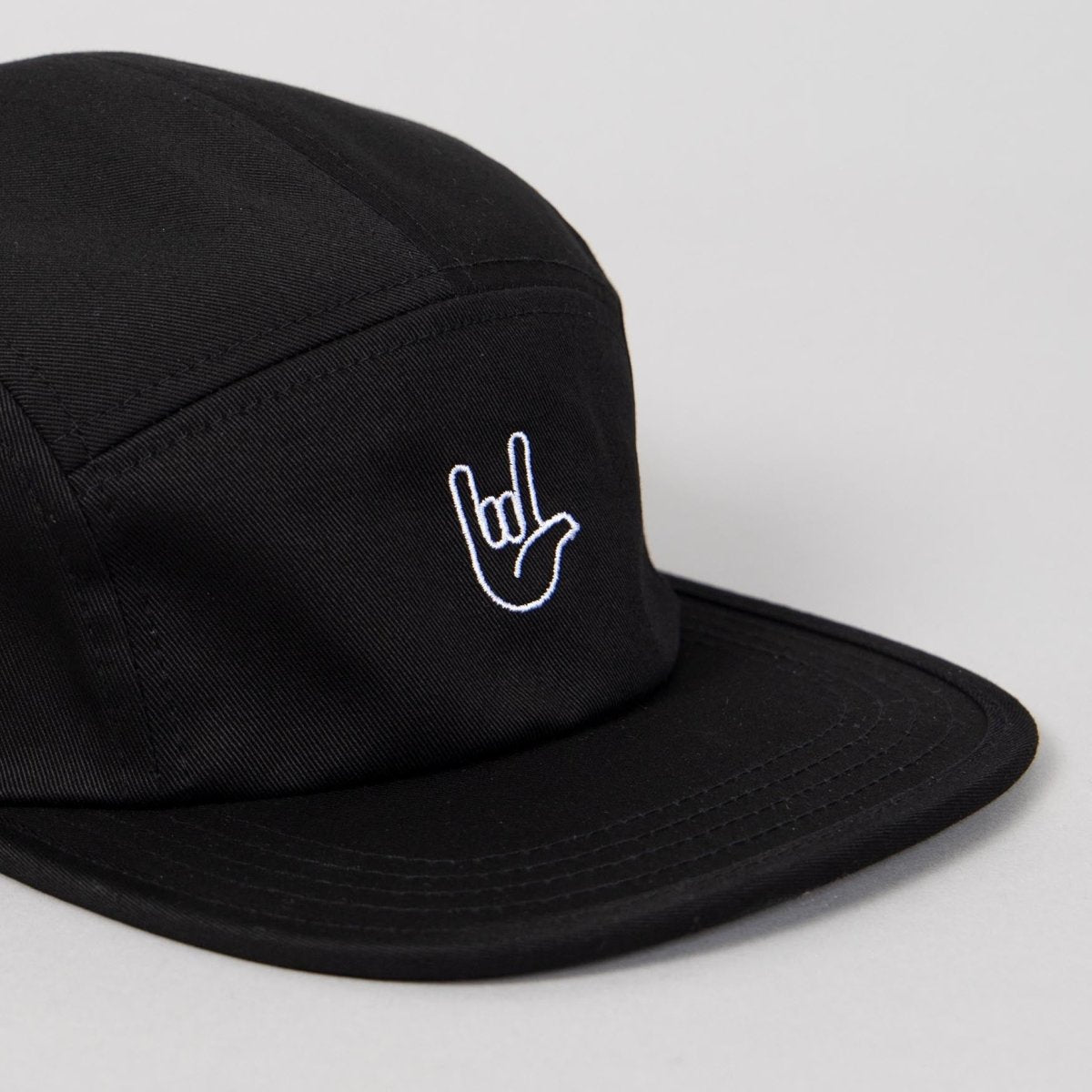 I Love You – Five Panel Cap Schwarz - fyngers