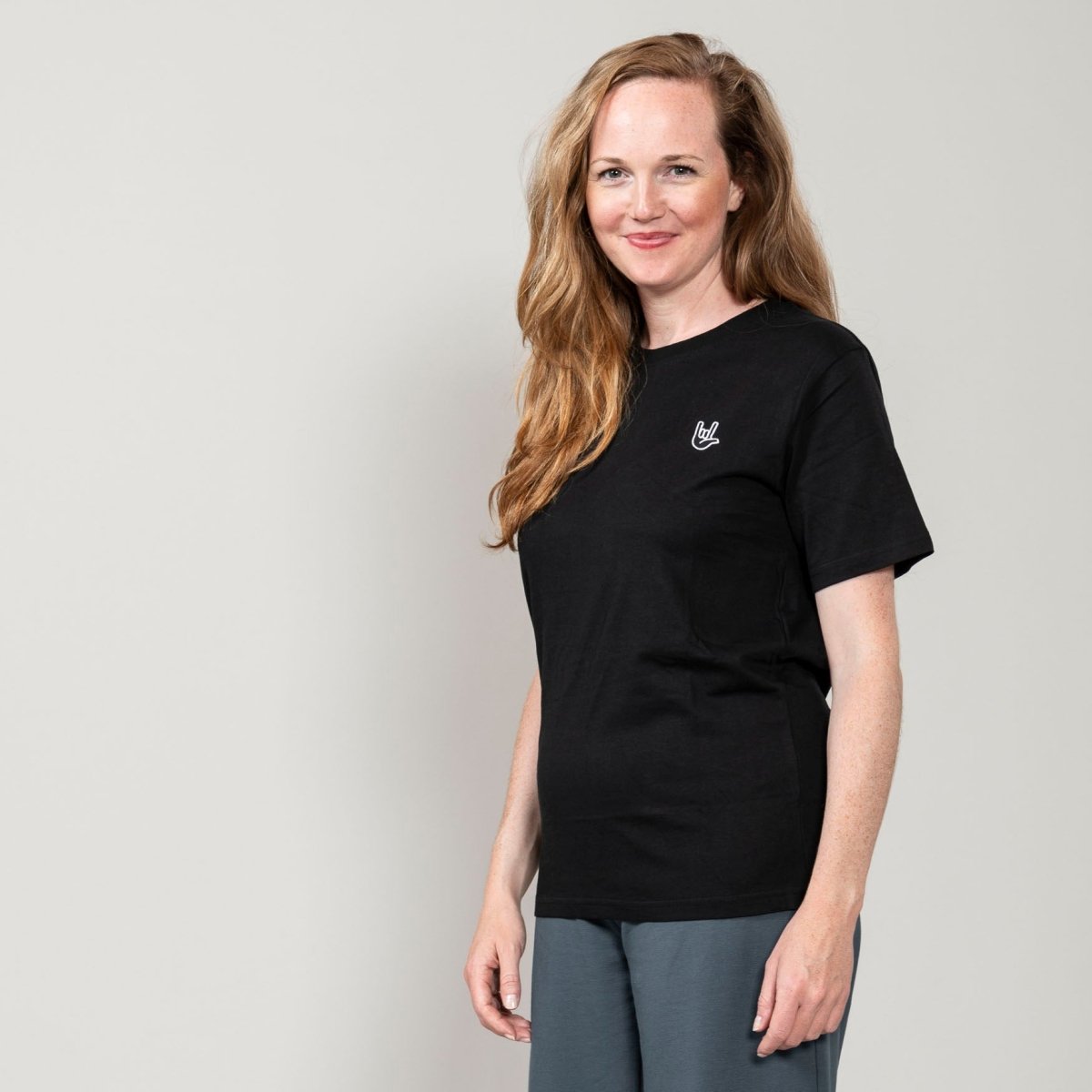 I Love You – T-Shirt schwarz - fyngers