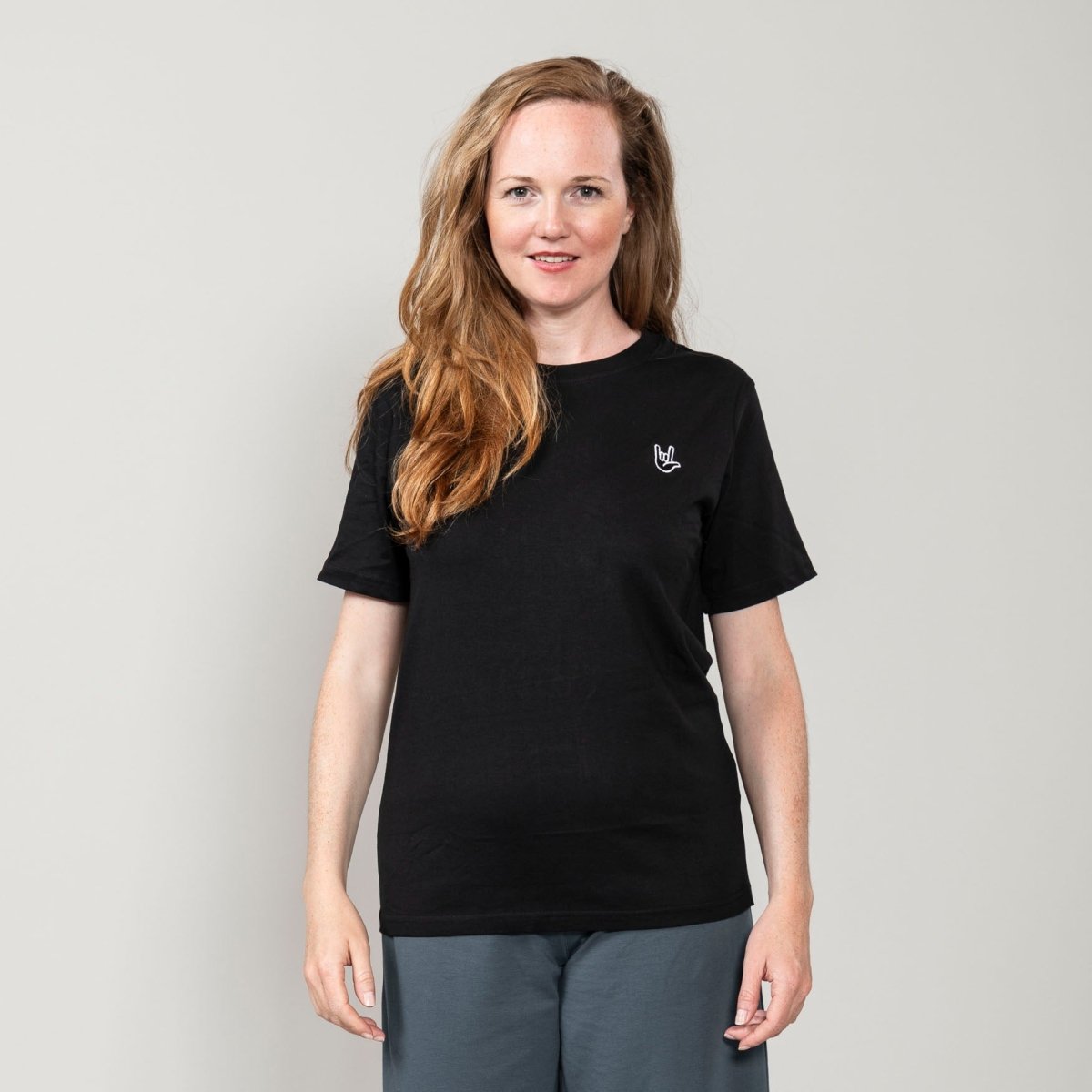 I Love You – T-Shirt schwarz - fyngers