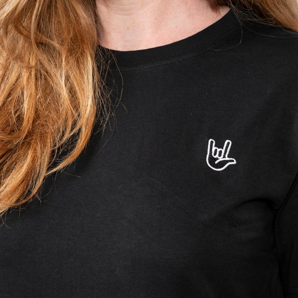 I Love You – T-Shirt schwarz - fyngers