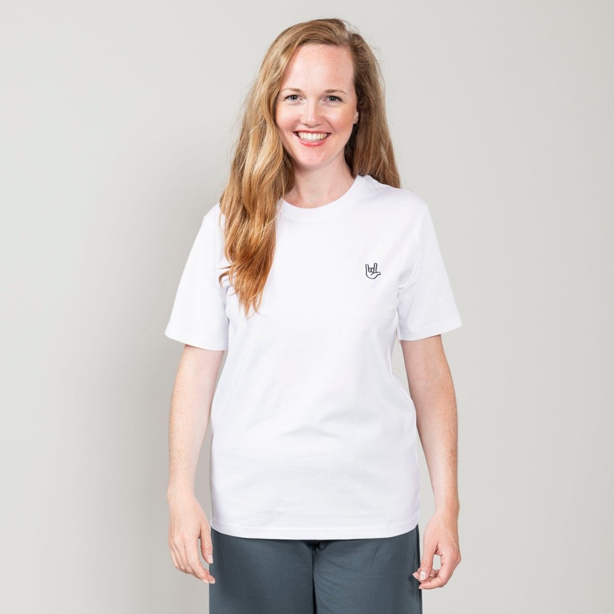 I Love You – T-Shirt weiß - fyngers