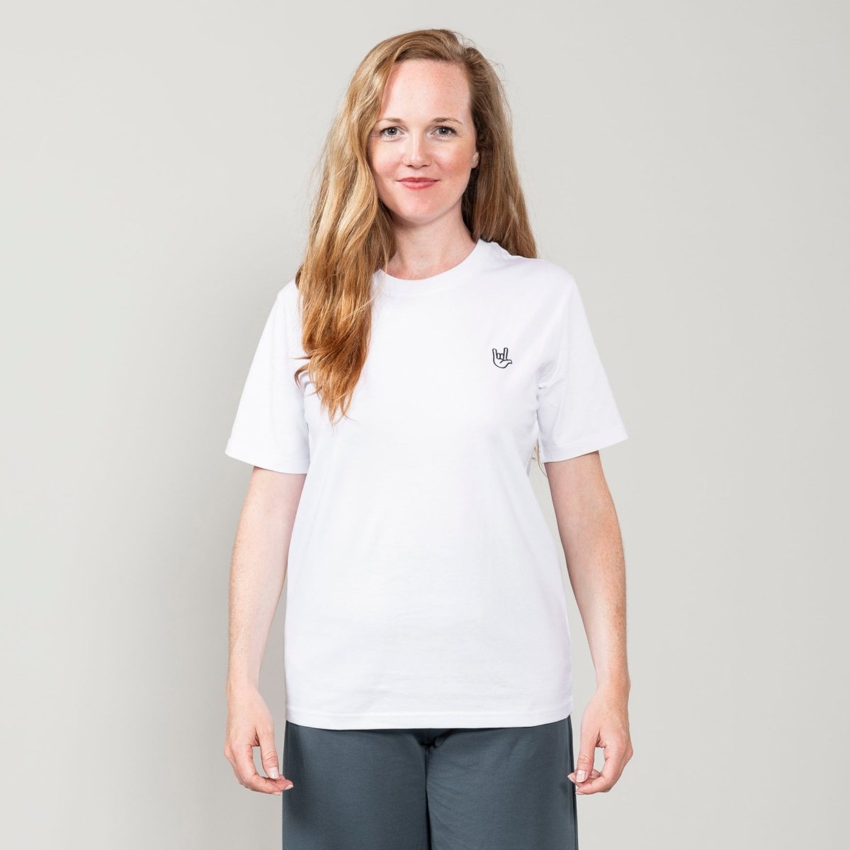 I Love You – T-Shirt weiß - fyngers