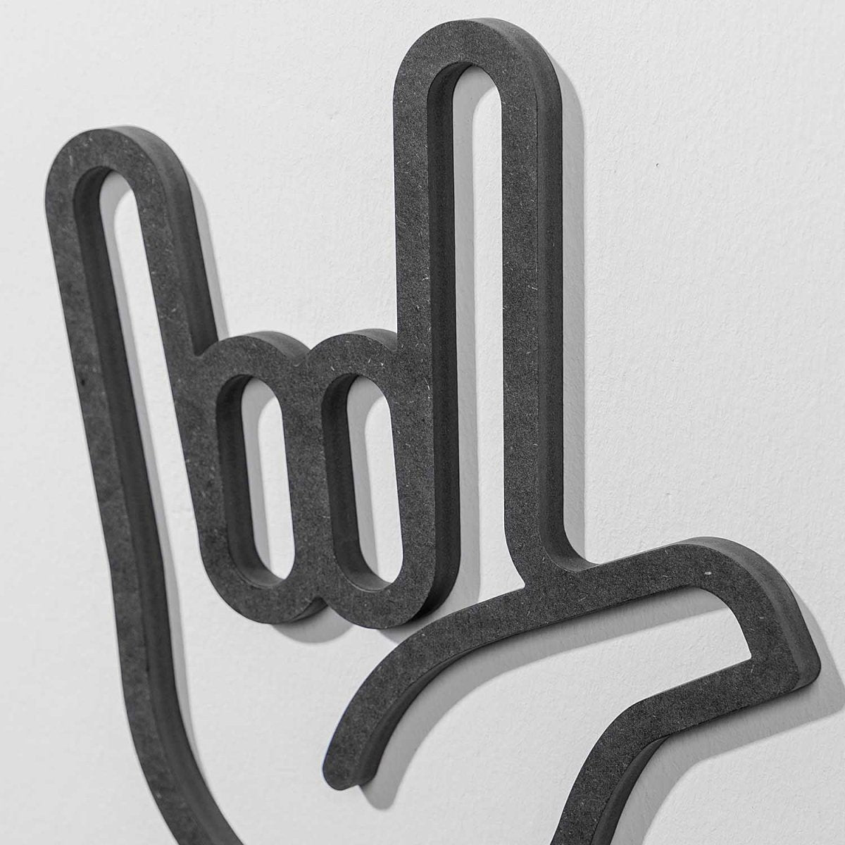I Love You - Wall Object - fyngers
