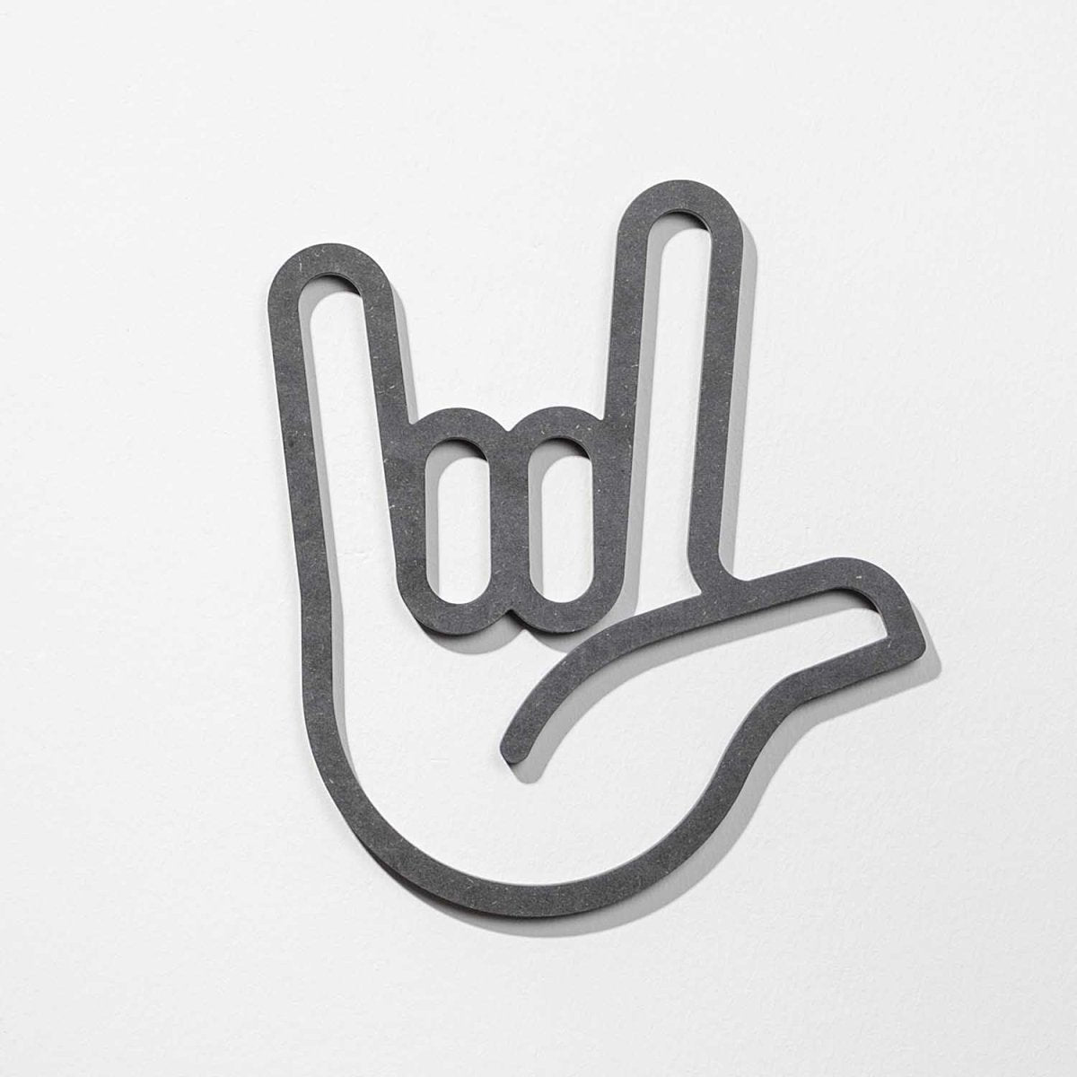 I Love You - Wall Object - fyngers