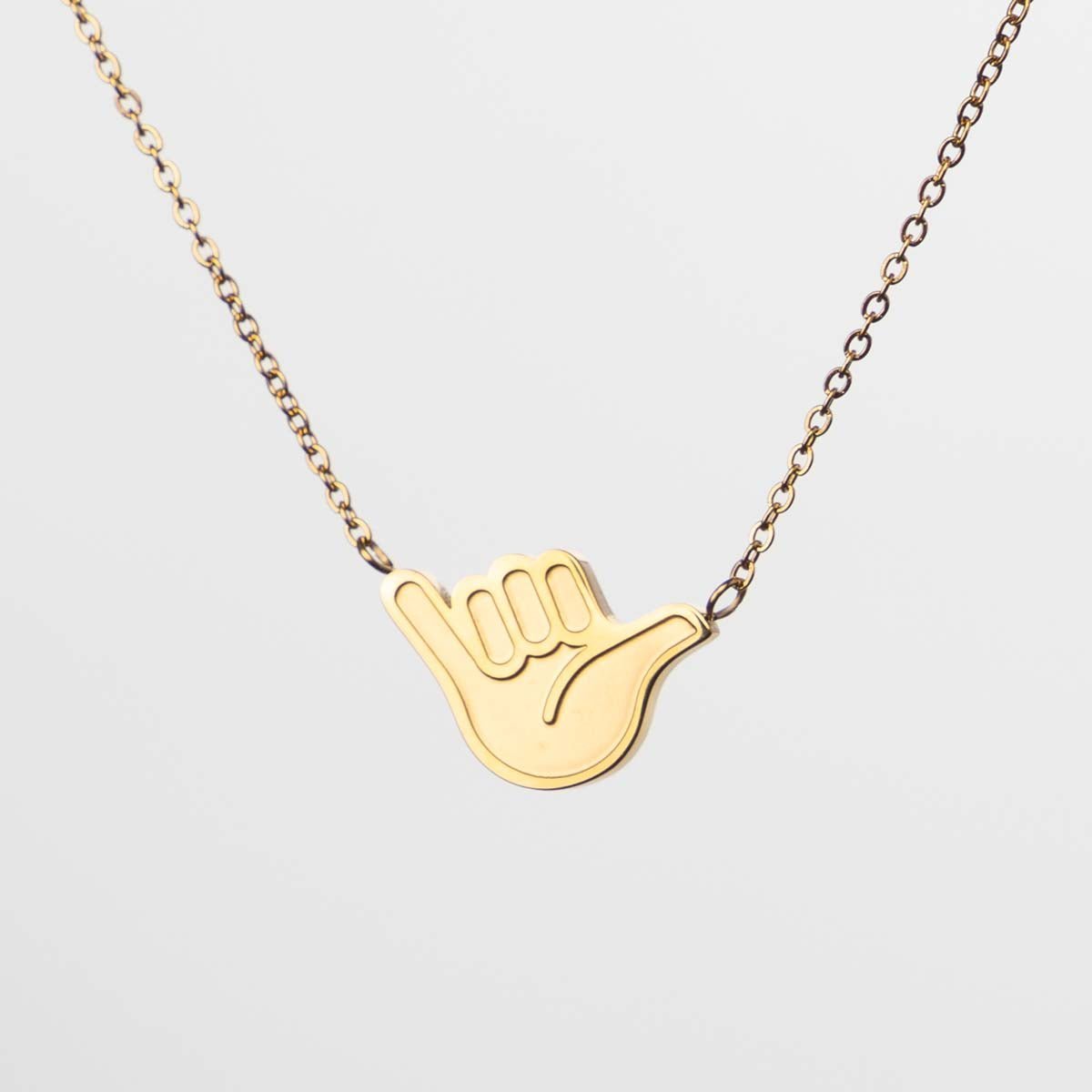 Ohrstecker + Halskette – gold – Mix and Match - fyngers