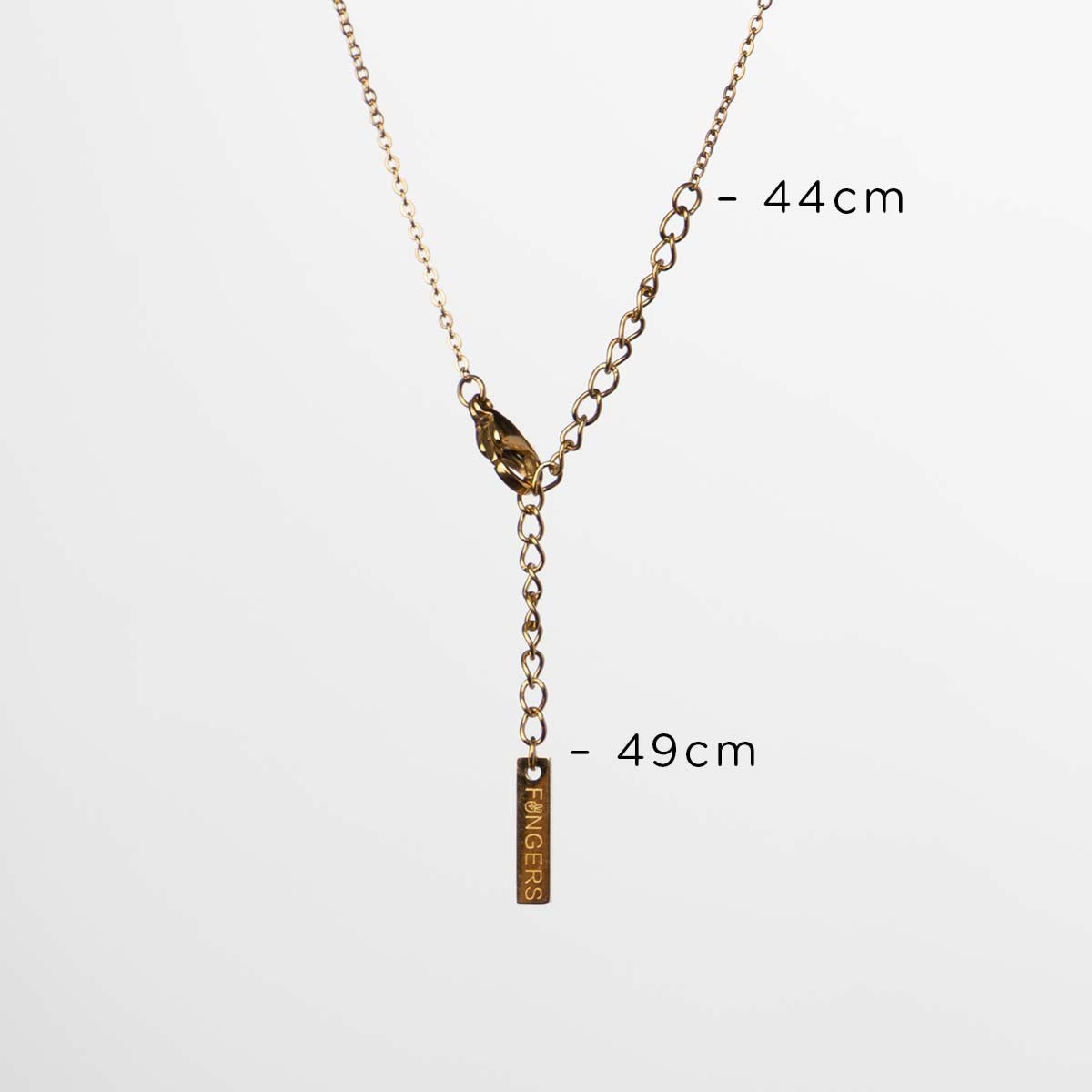 Ohrstecker + Halskette – gold – Mix and Match - fyngers