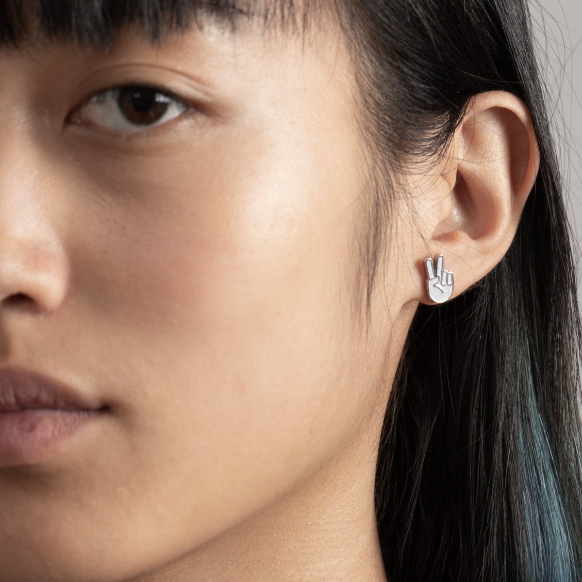 Ohrstecker – silber – Mix and Match - fyngers