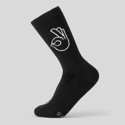 OK - Sportsocken schwarz - fyngers