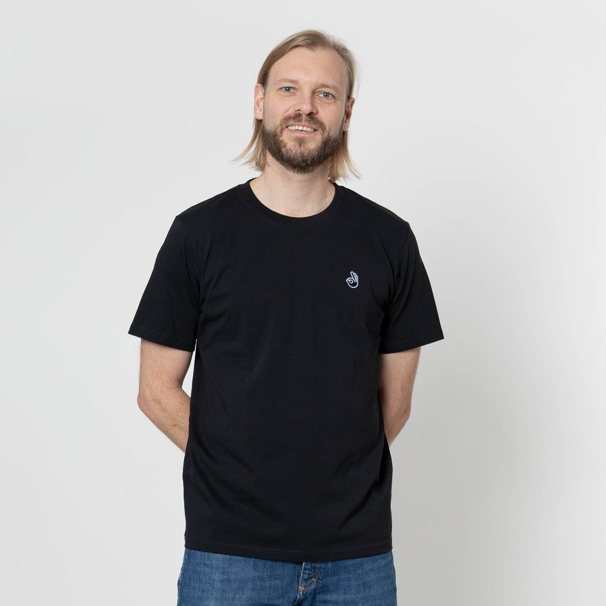 OK – T-Shirt schwarz - fyngers