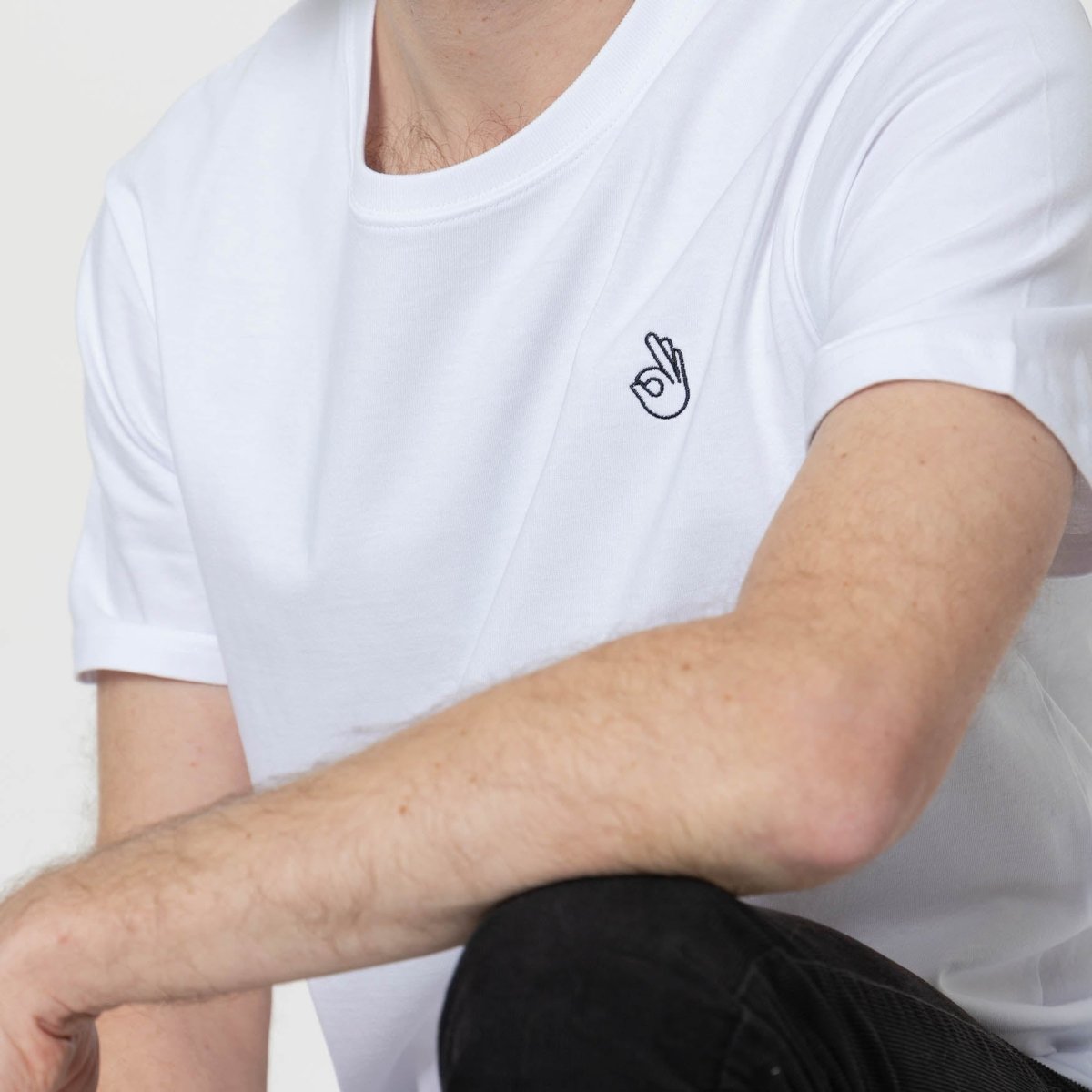 OK – T-Shirt weiß - fyngers