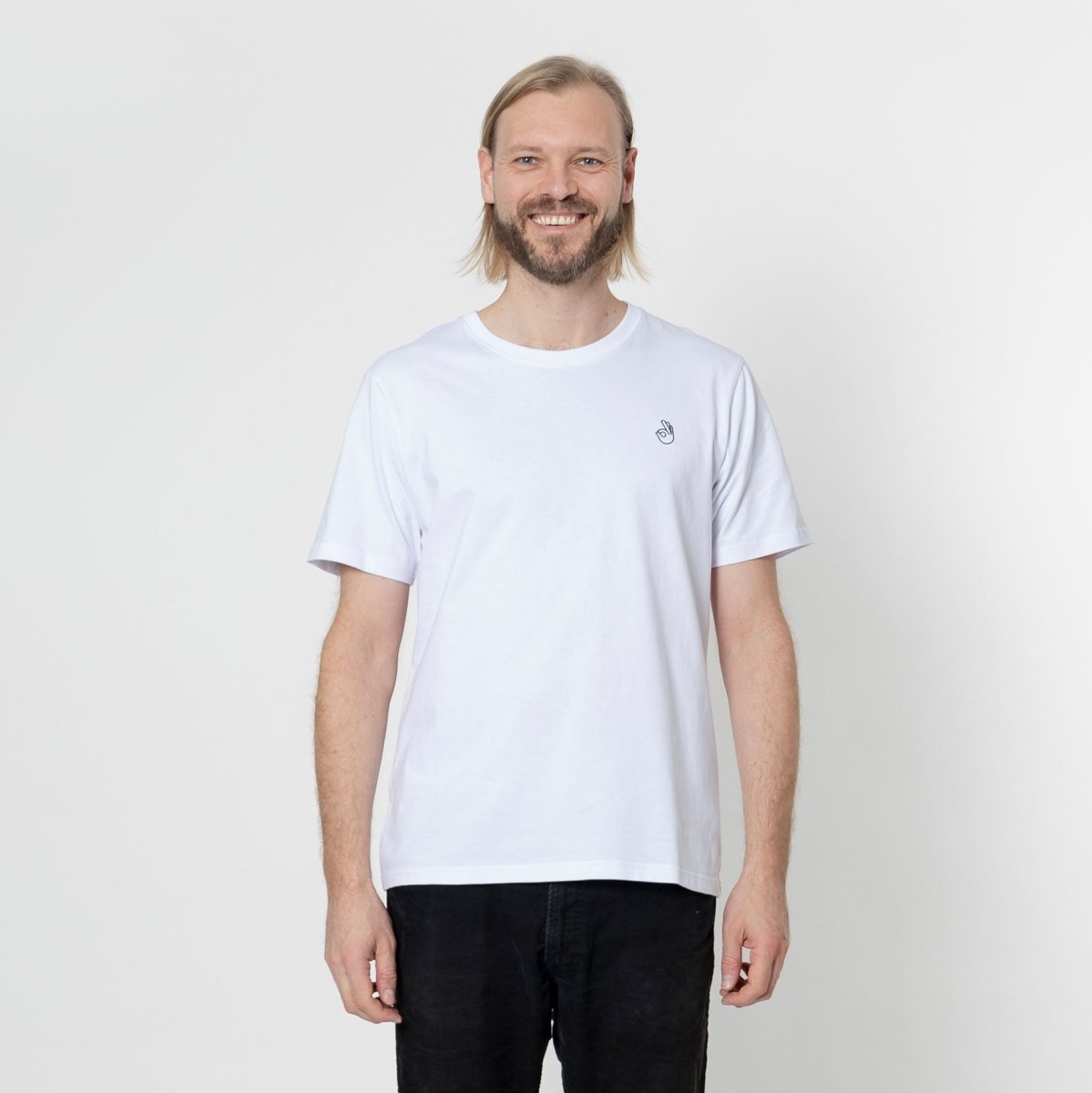 OK – T-Shirt weiß - fyngers