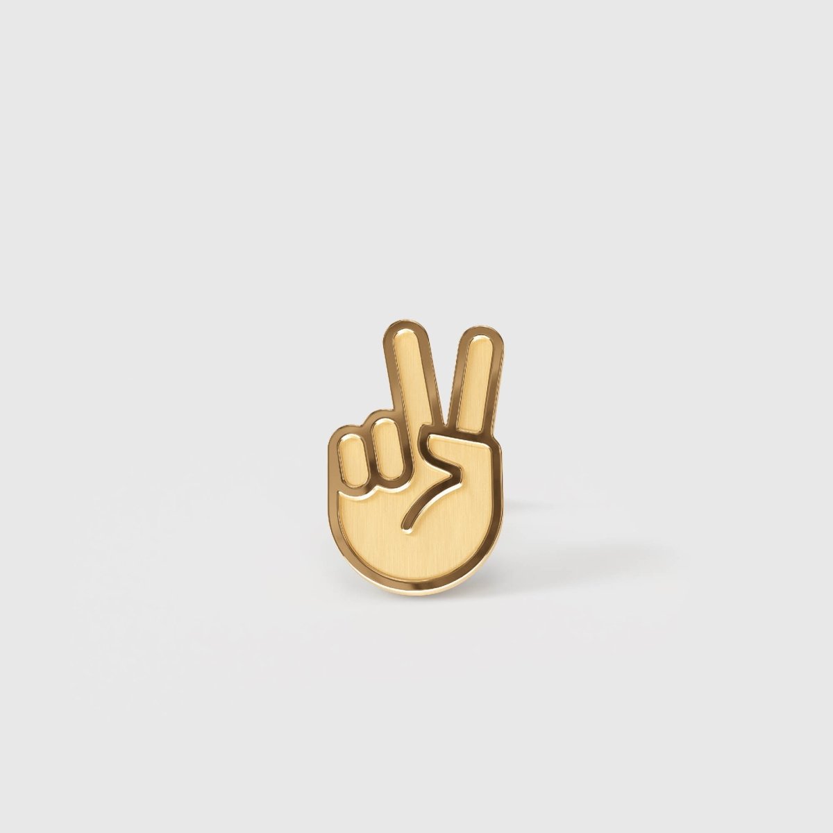Peace – Ohrstecker – gold - fyngers