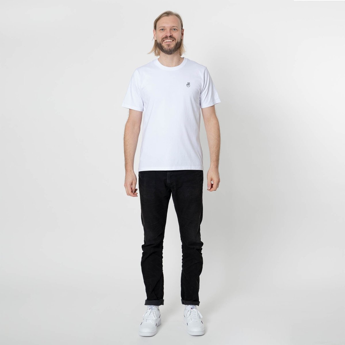 Peace – T-Shirt weiß - fyngers