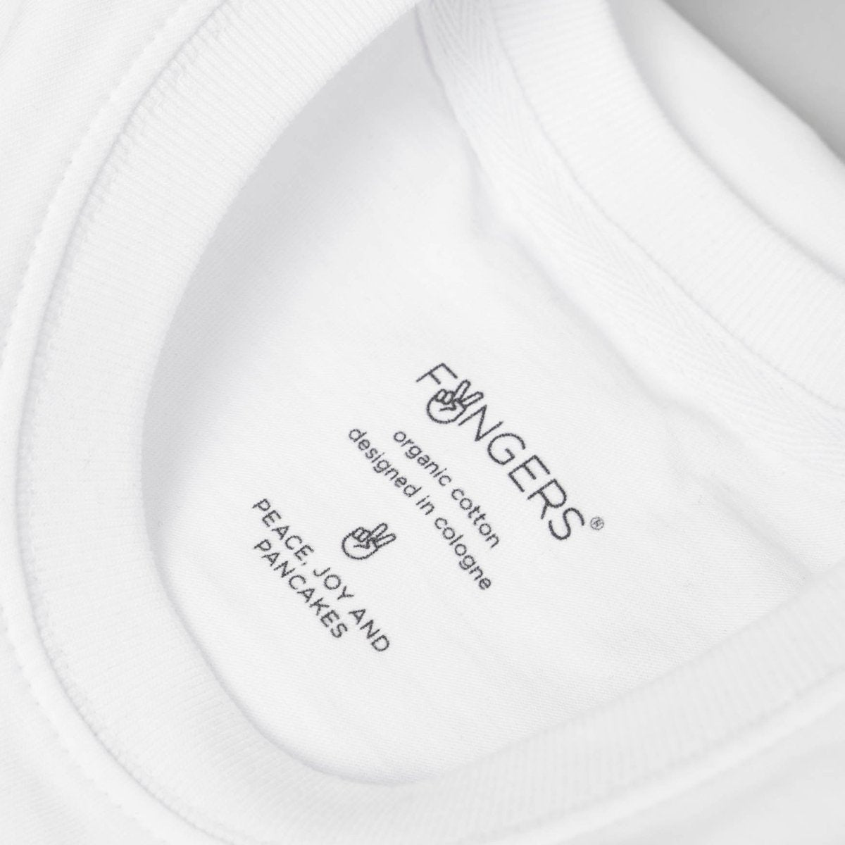 Peace – T-Shirt weiß - fyngers