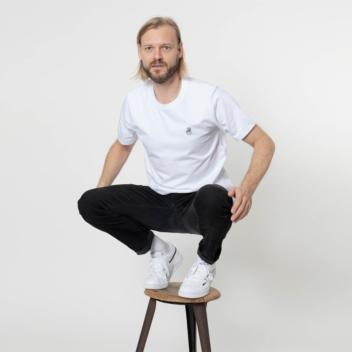 Peace – T-Shirt weiß - fyngers