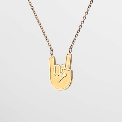 Rock 'n' Roll – Halskette – gold - fyngers