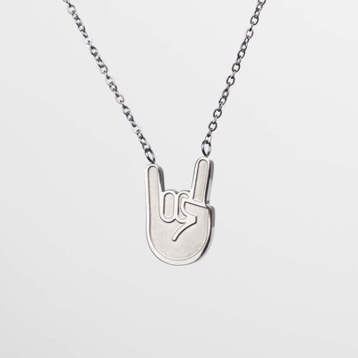 Rock 'n' Roll – Halskette – silber - fyngers