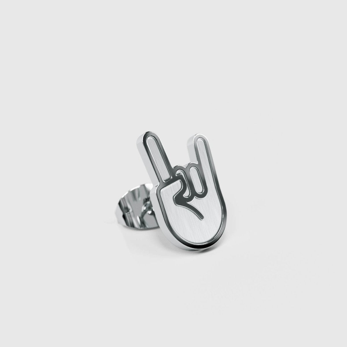 Rock ’n’ Roll – Ohrstecker – silber - fyngers