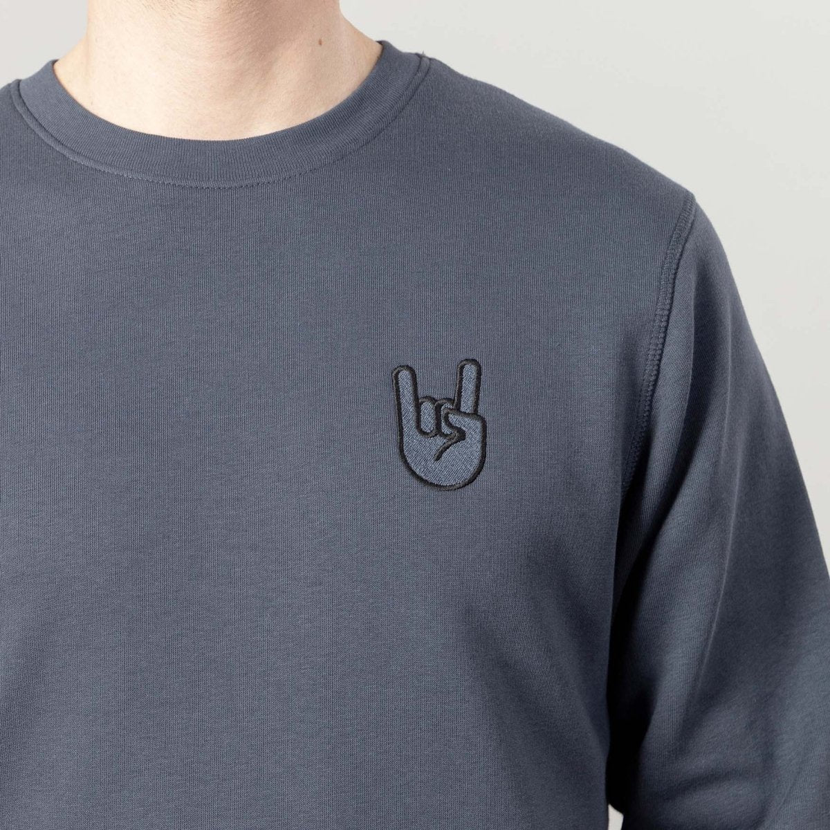 Rock ’n’ Roll – Sweatshirt anthrazit - fyngers