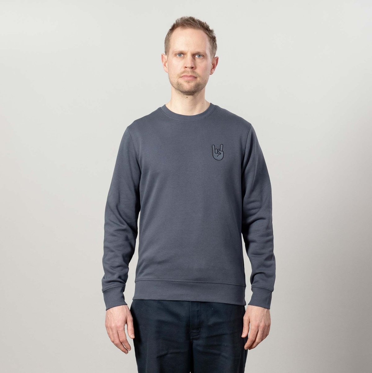 Rock ’n’ Roll – Sweatshirt anthrazit - fyngers