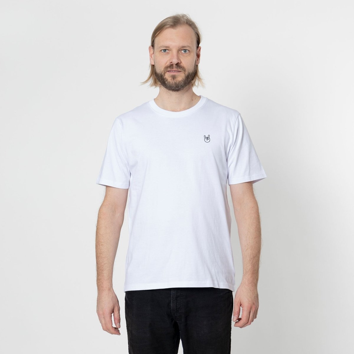 Rock ’n’ Roll – T-Shirt weiß - fyngers