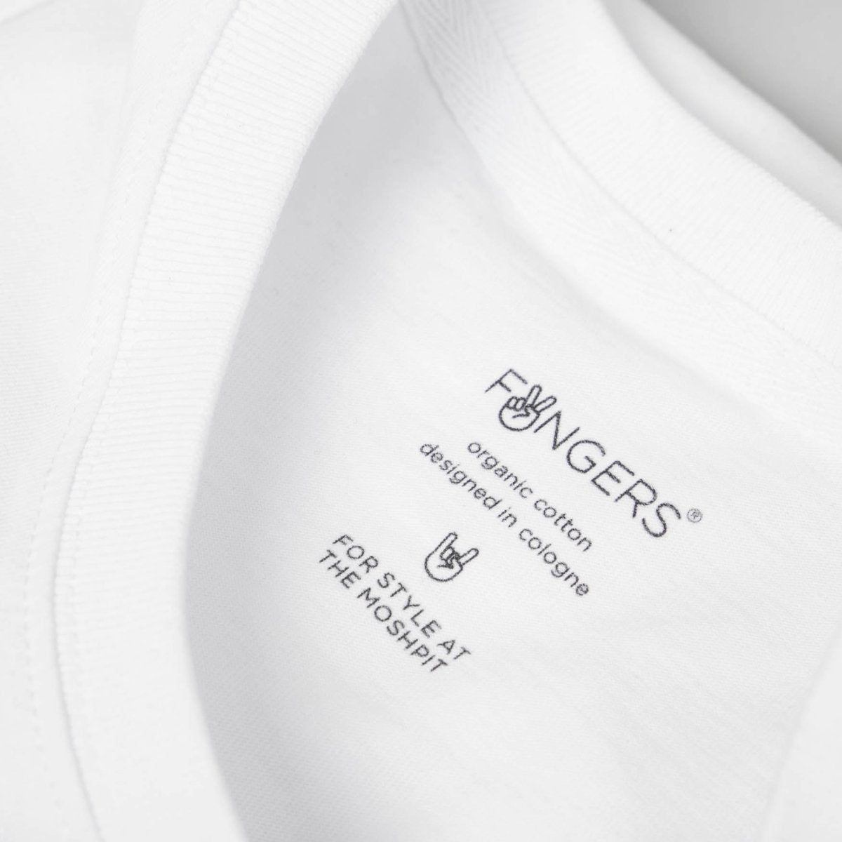 Rock ’n’ Roll – T-Shirt weiß - fyngers